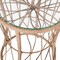 Flash Furniture 3PC Tan Rattan Set-Side Table-Black Cushions TW-VN017-18-TAN-BK-GG - alternate 2
